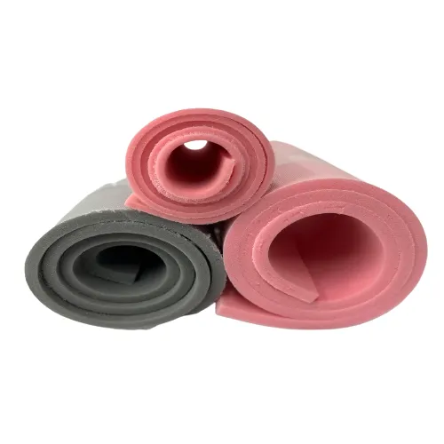 1/2" Pink High Density Sew Foam With Tricot Backing - (ROLL 16 YARDS)