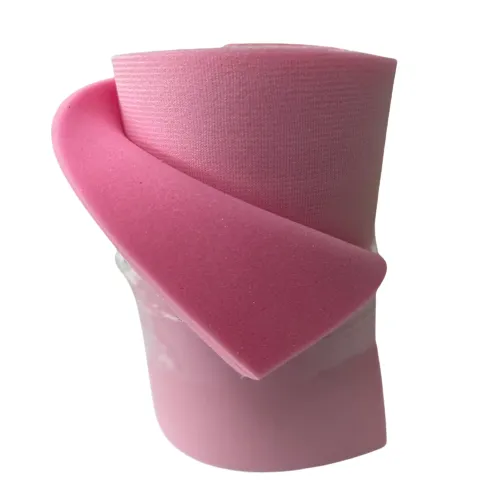 1/2" Pink High Density Sew Foam With Tricot Backing - (ROLL 16 YARDS)