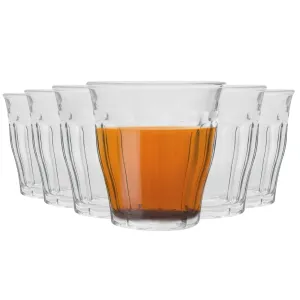 130ml Picardie Water Glasses - Pack of Six - By Duralex