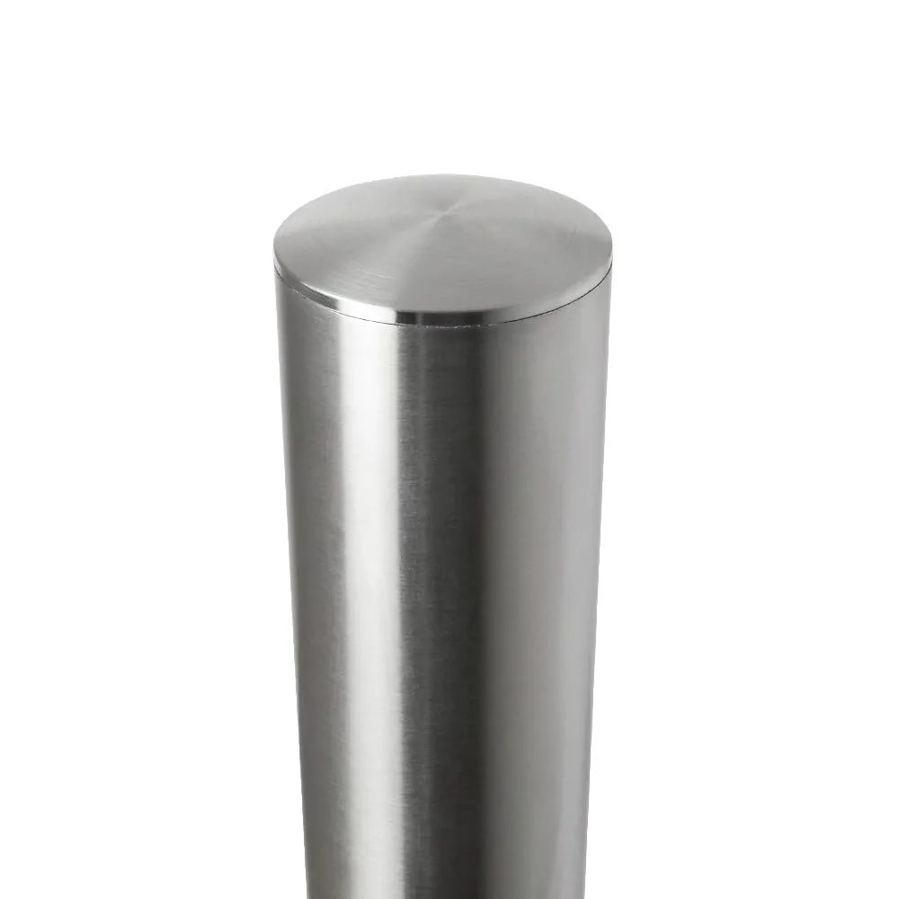 304 Stainless Steel Glass Balustrade Mid Post 42.4mm x 2.0mm With Post Cap