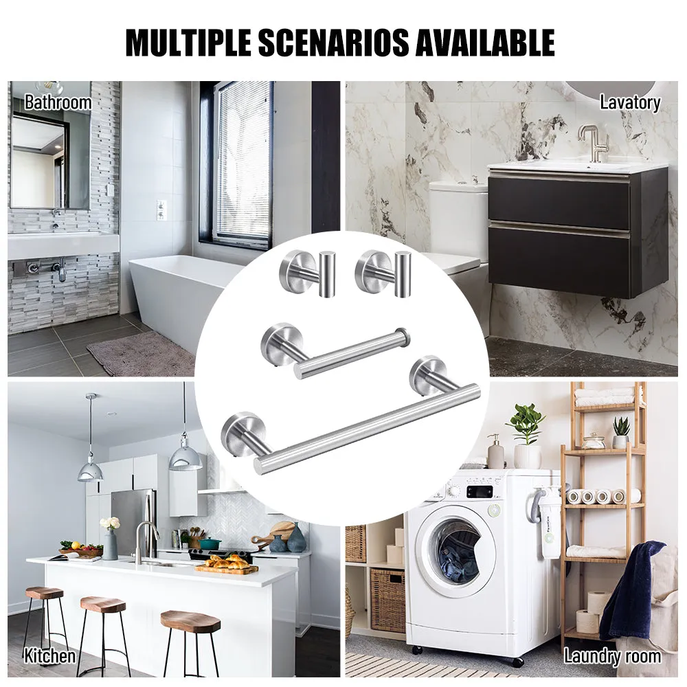 4 Pieces Bathroom Hardware Accessories Set