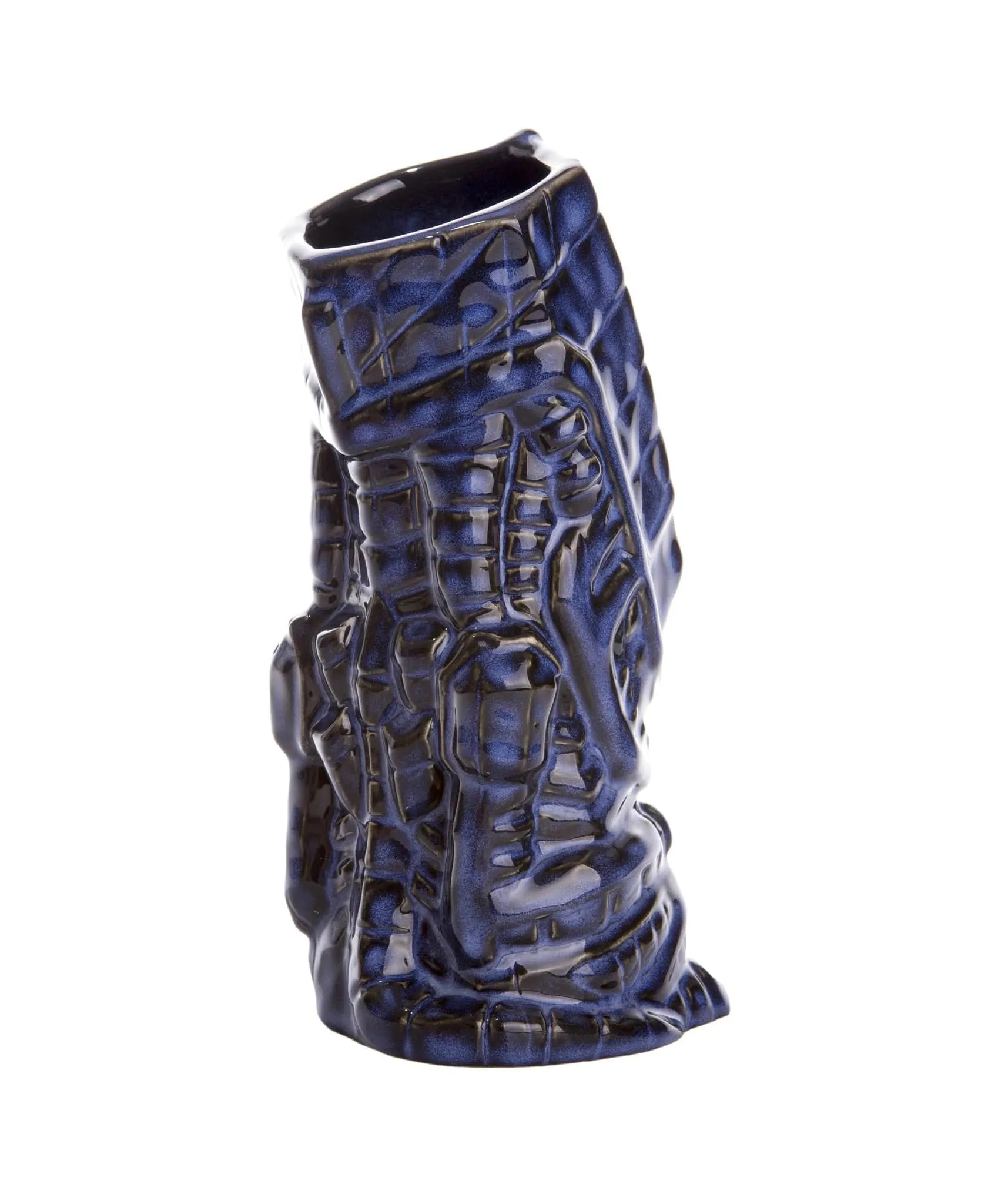 Aliens Ceramic Tiki Mug (Blue)