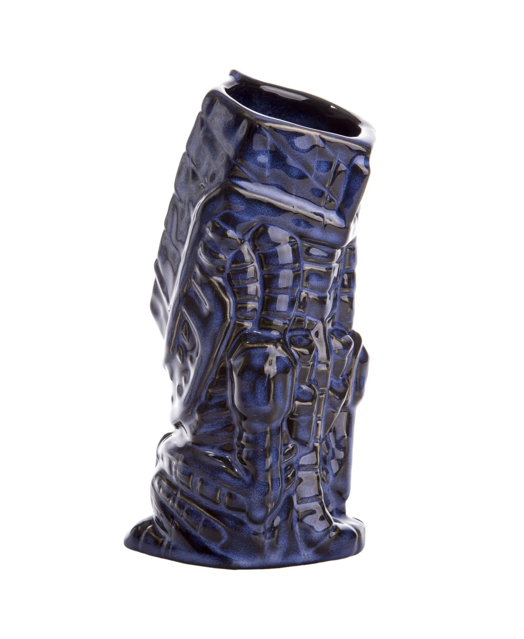 Aliens Ceramic Tiki Mug (Blue)