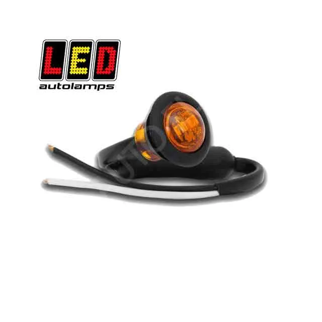 Amber Round LED Bullet Marker Lights by LED Autolamps