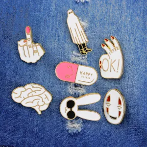 American Slang  Enamel Pin