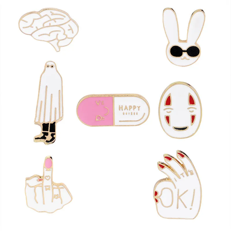 American Slang  Enamel Pin