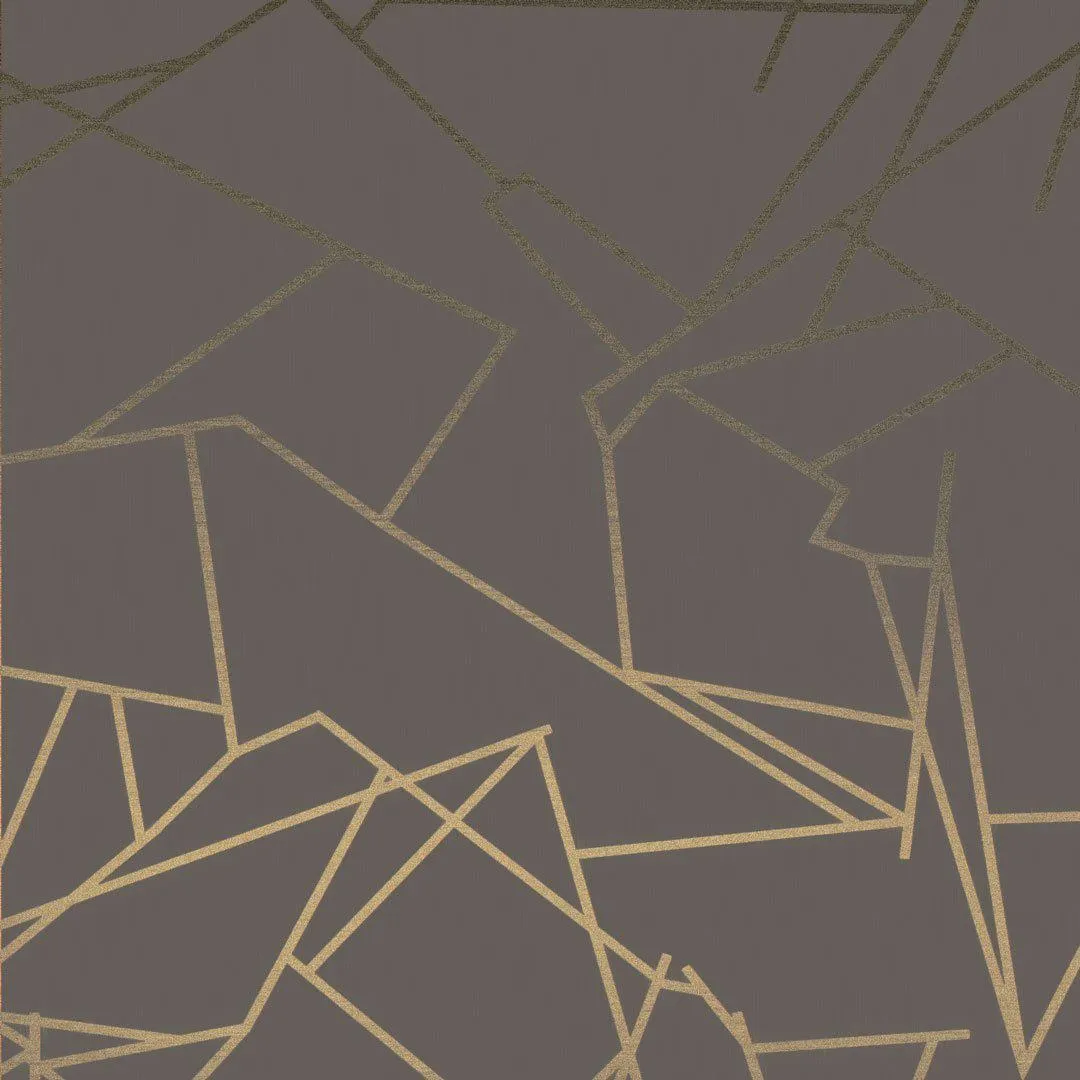 Angles Bronze Wallpaper - Erica Wakerly