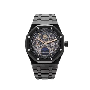 Audemars Piguet Royal Oak Perpetual Calendar 26585CE.OO.1225CE.01 Openworked Black Ceramic