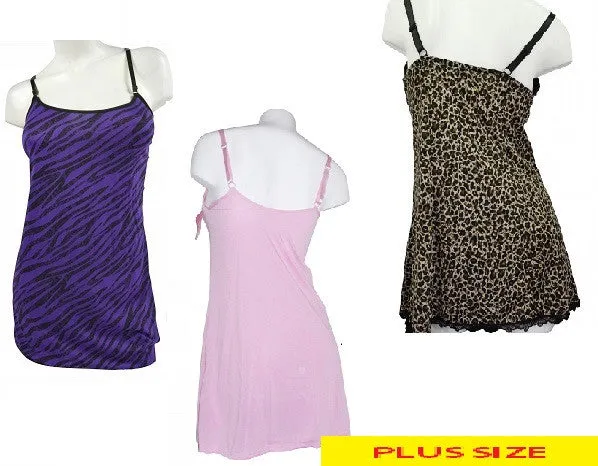 Beautiful Plus-Size Assortment of Nighties and Gowns