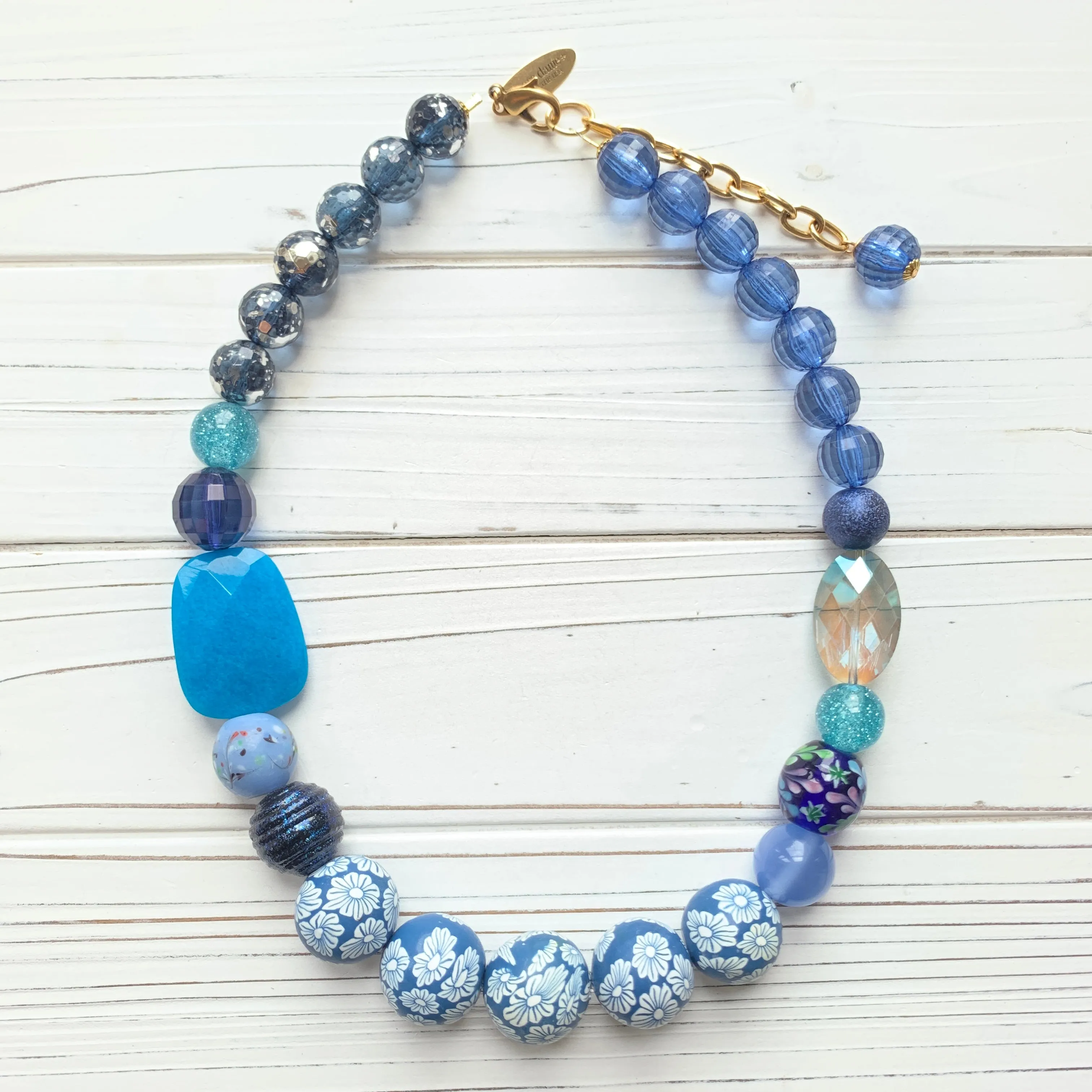 Blue Lagoon Queen Mum Necklace