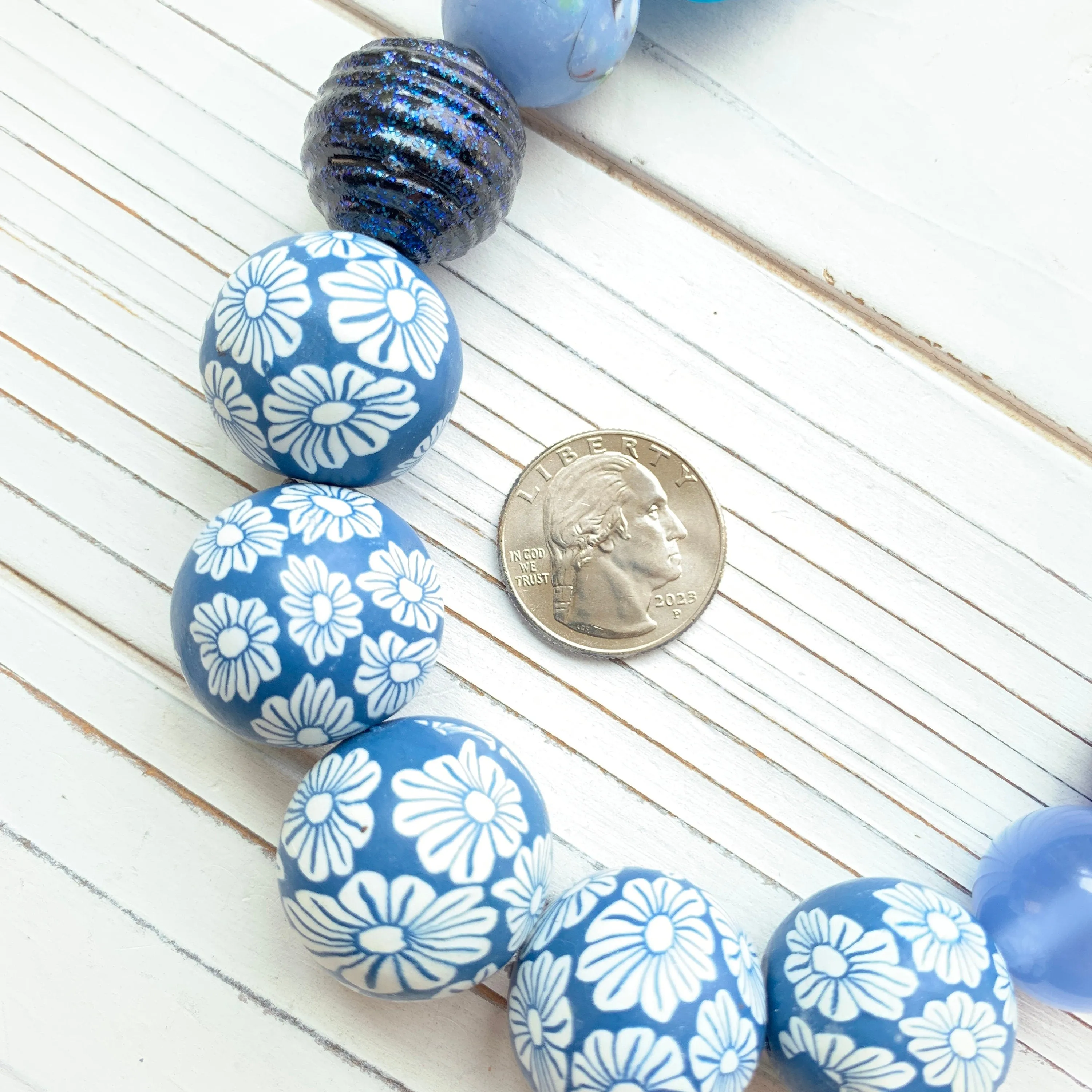 Blue Lagoon Queen Mum Necklace