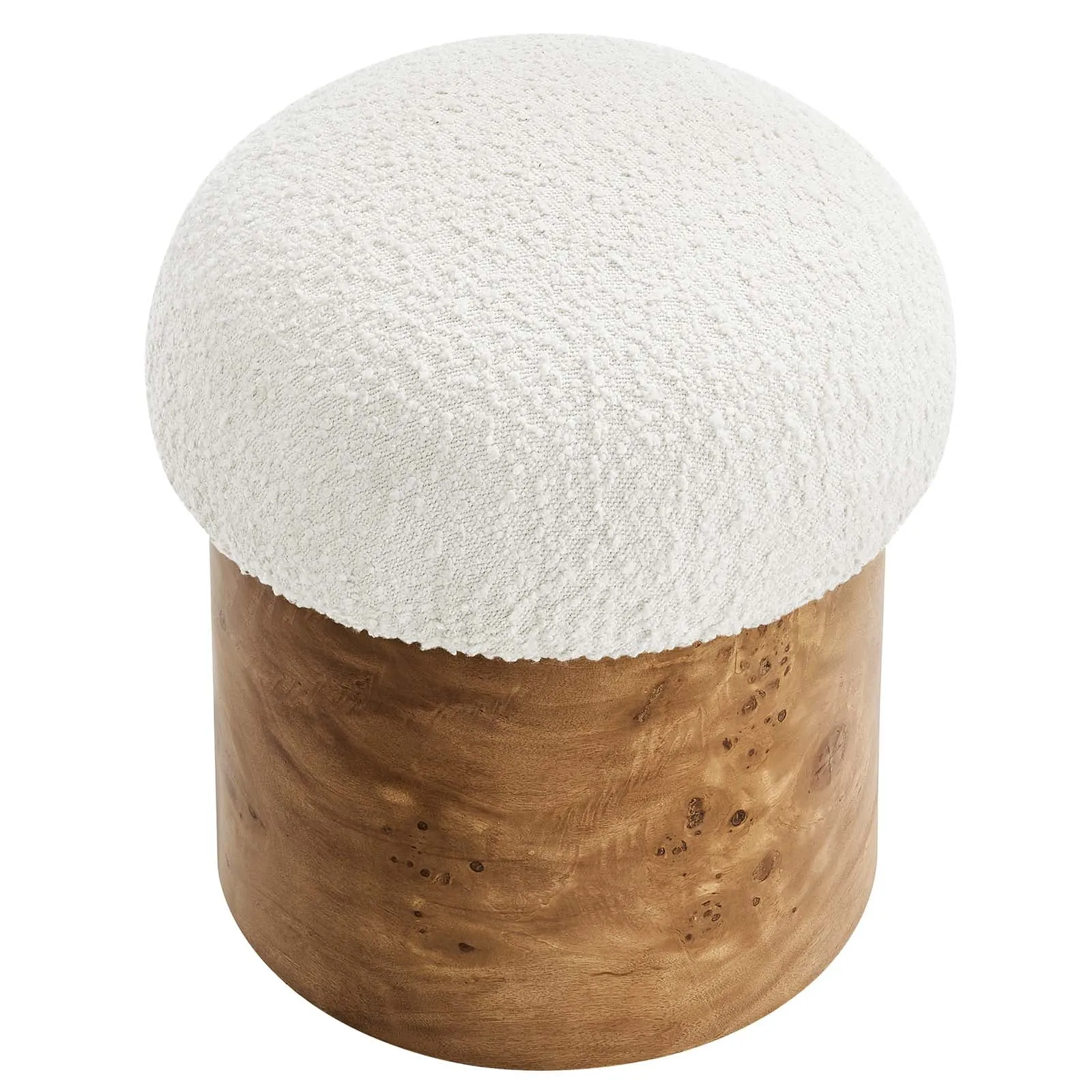 Breeze Boucle Upholstered Ottoman