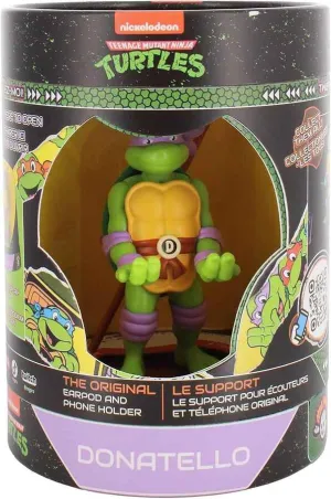 Cable Guys - Teenage Mutant Ninja Turtles Donatello Holdems 4 Inch Figure Mobile Phone & Earbud Holder