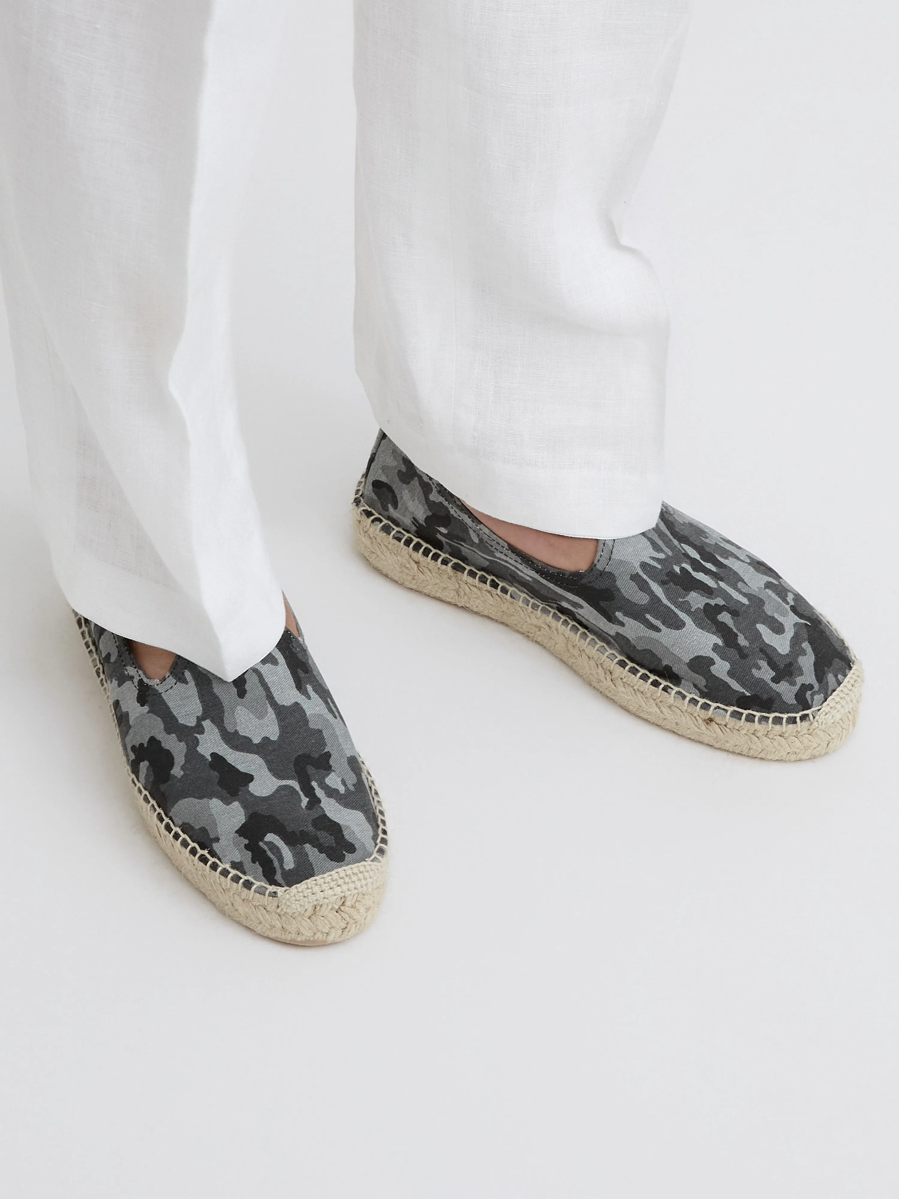 Camouflage Canvas Espadrilles