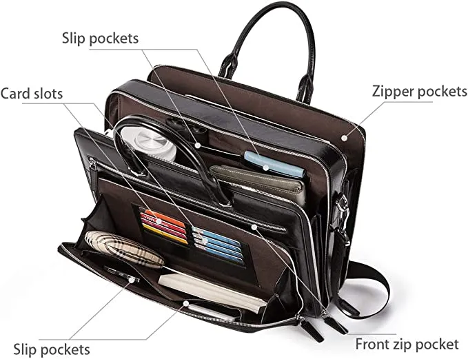 Carol 15.6 Inch Laptop Briefcase — Business Trips