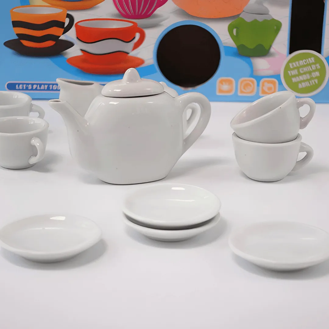 Ceramic Kitchen Playing Cooking Set