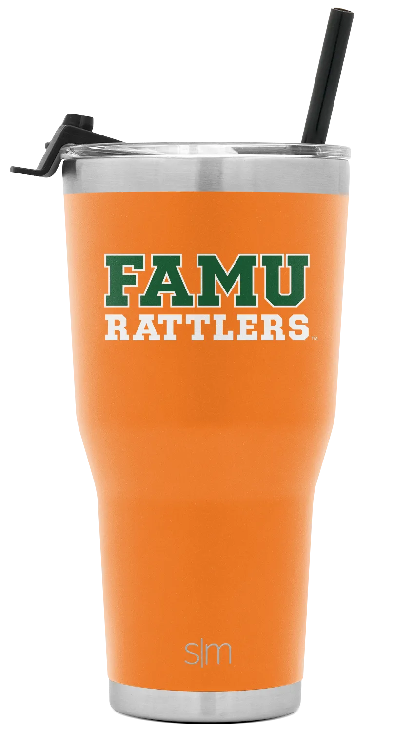 Collegiate Cruiser Tumbler with Flip Lid and Straw