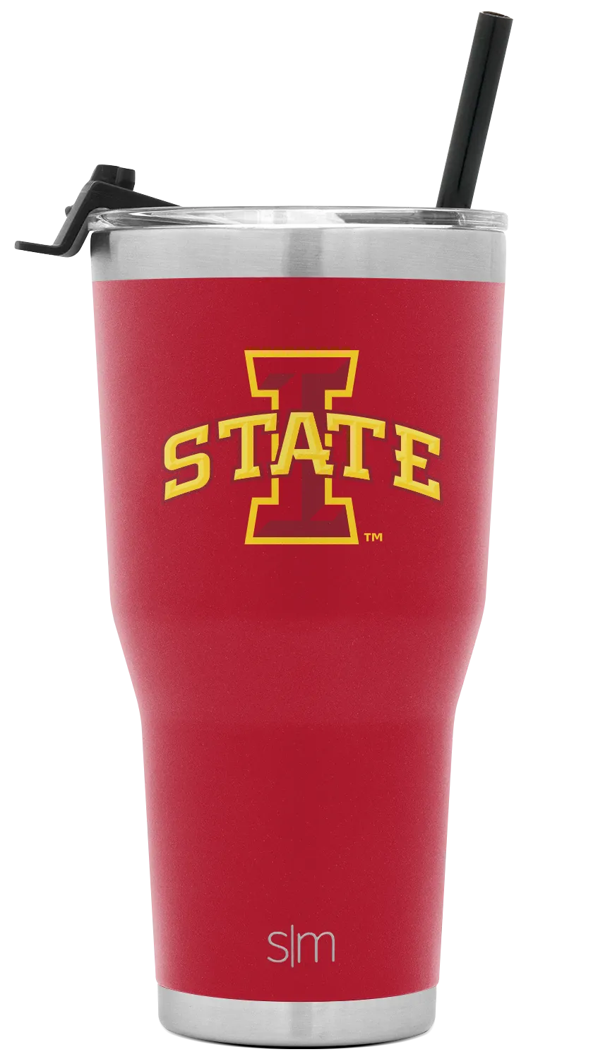 Collegiate Cruiser Tumbler with Flip Lid and Straw