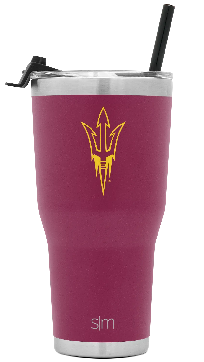 Collegiate Cruiser Tumbler with Flip Lid and Straw