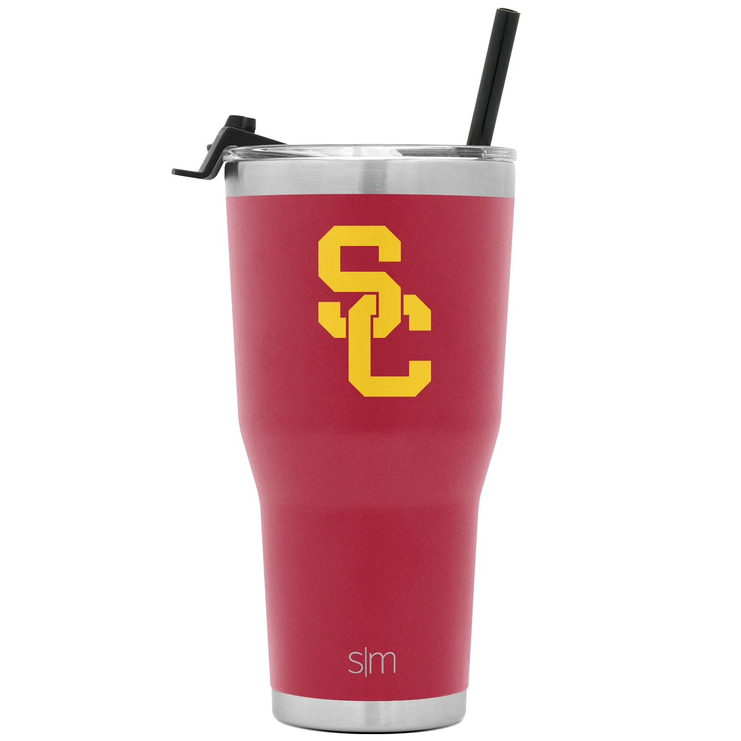 Collegiate Cruiser Tumbler with Flip Lid and Straw