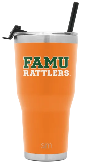 Collegiate Cruiser Tumbler with Flip Lid and Straw