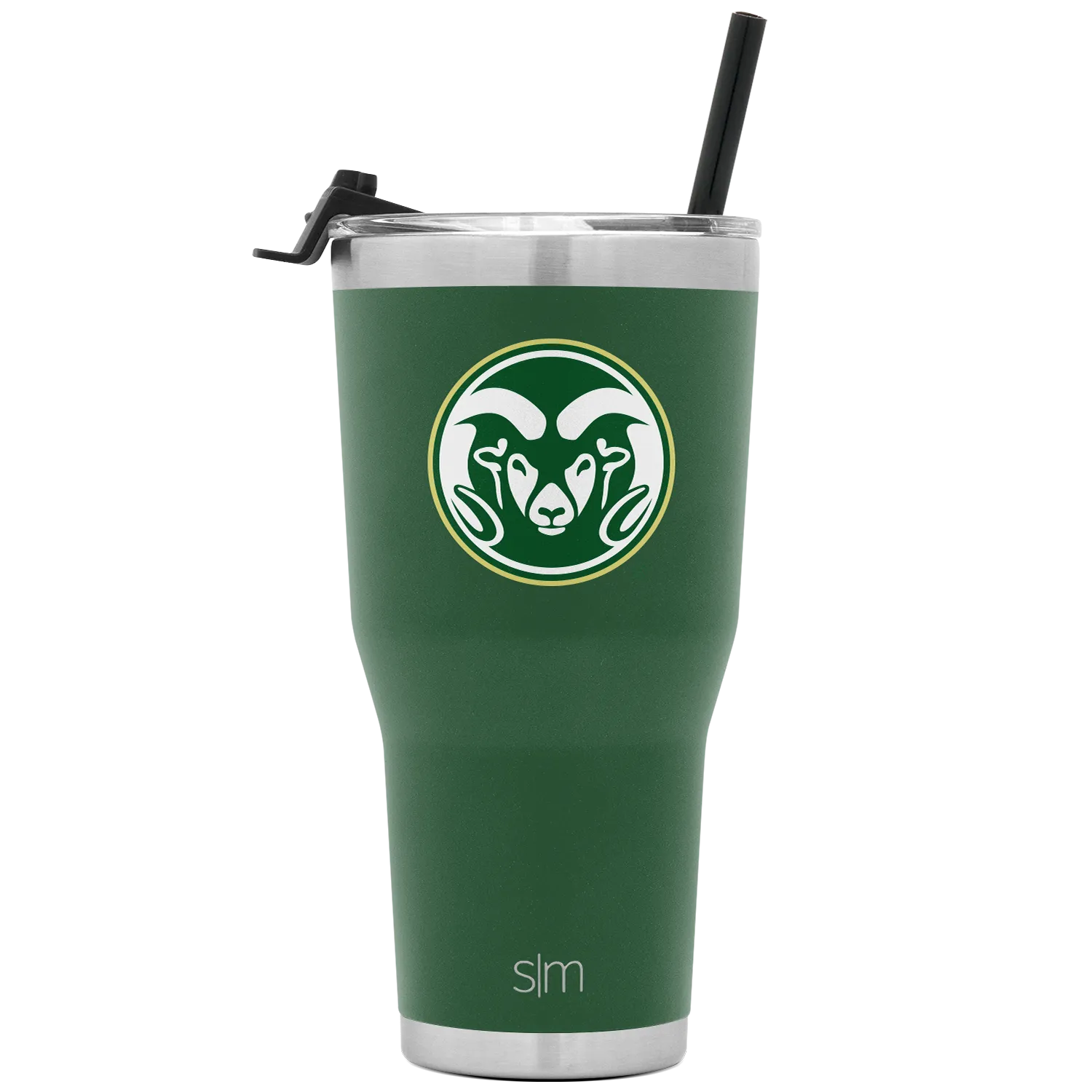 Collegiate Cruiser Tumbler with Flip Lid and Straw