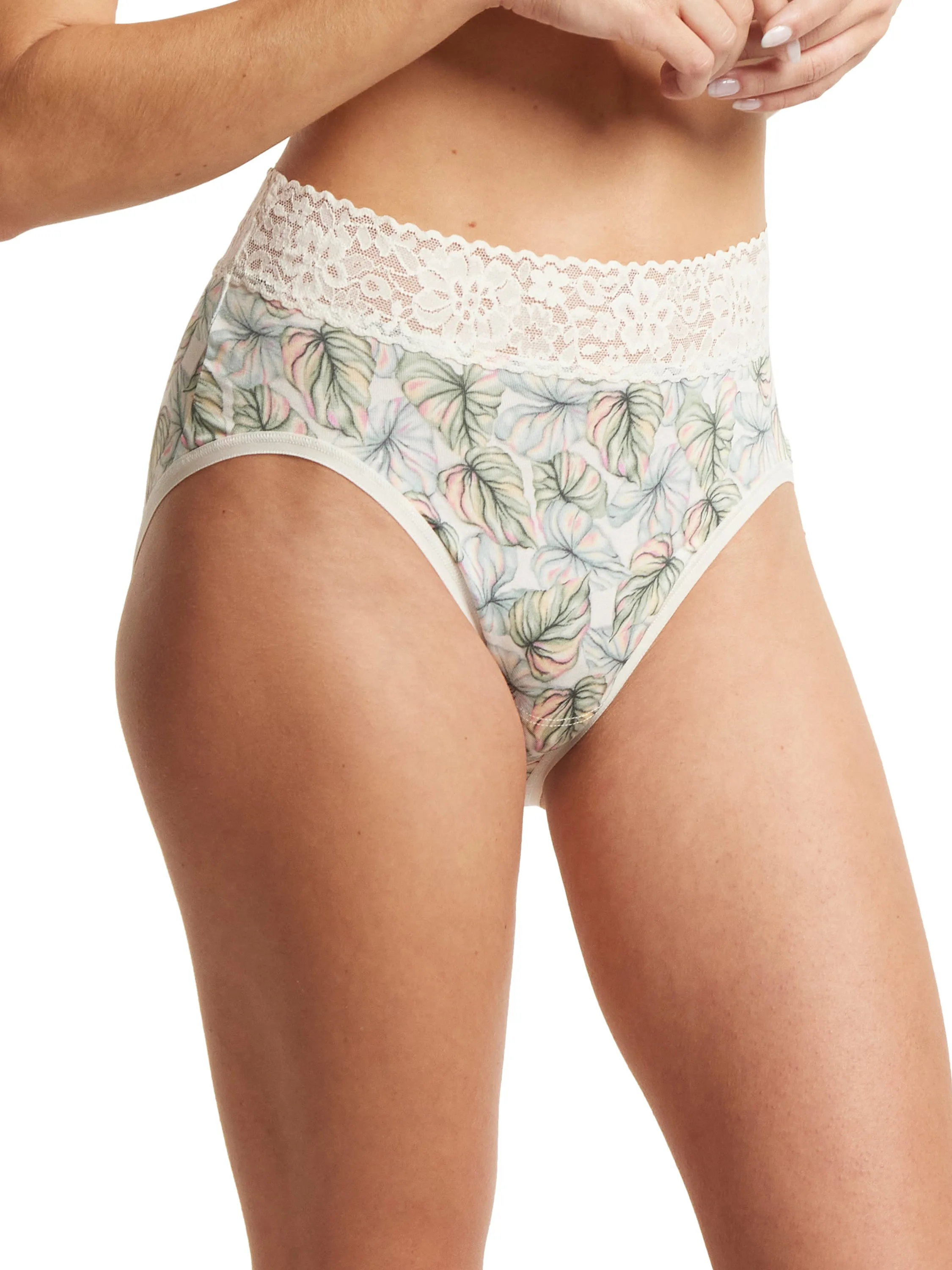 DreamEase® Printed French Brief Begonia Leaf