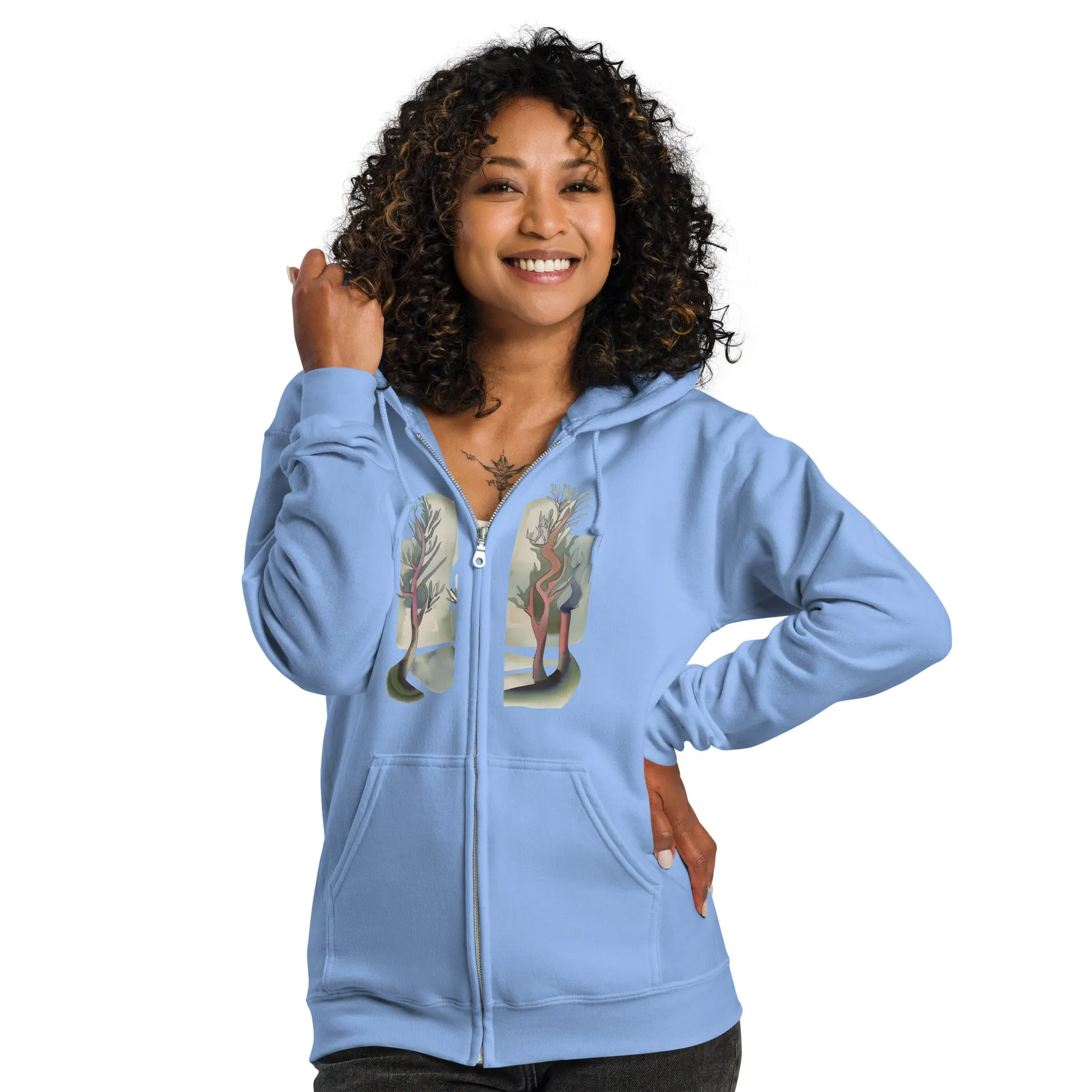 Eco-Friendly Zip Hoodie - Stylish & Sustainable