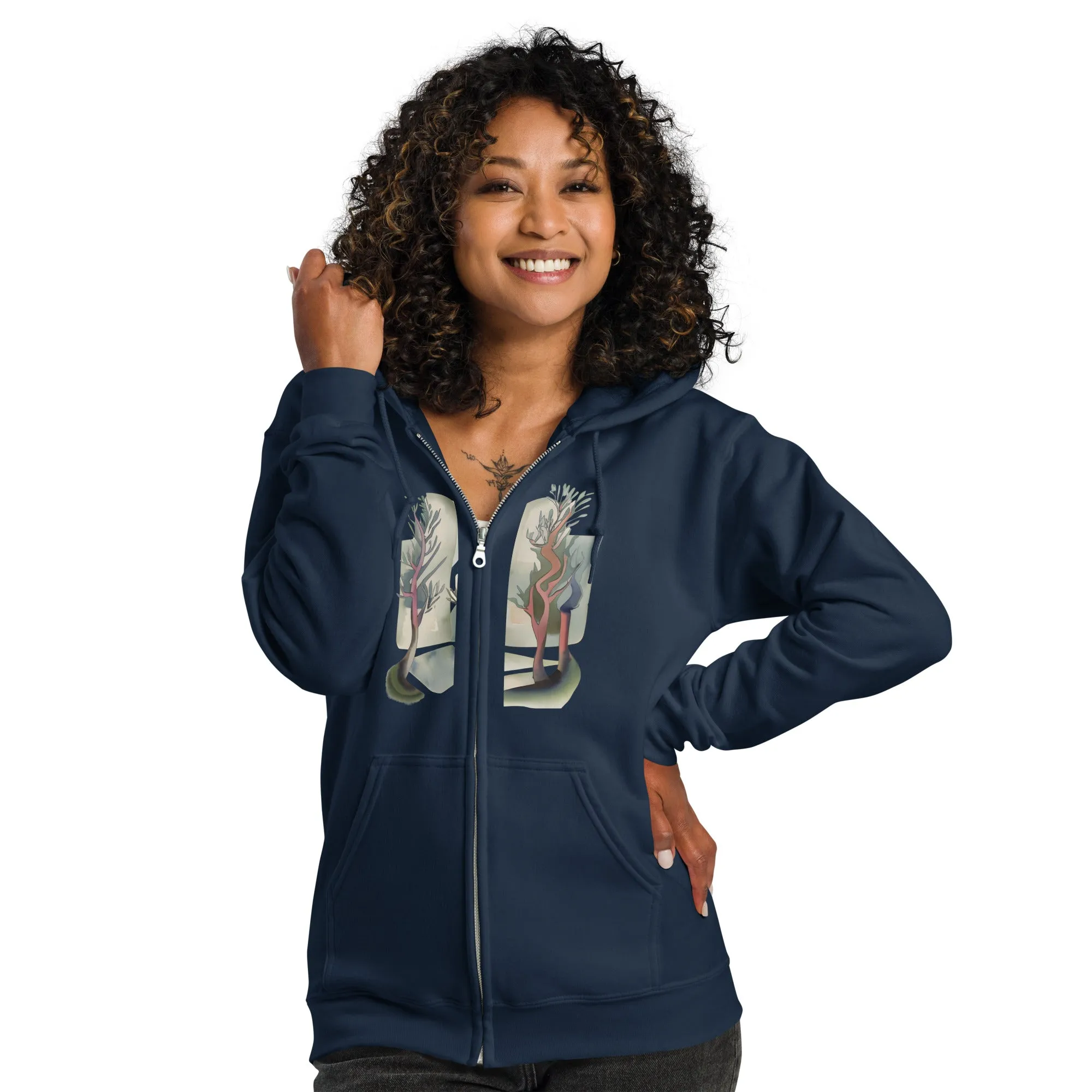 Eco-Friendly Zip Hoodie - Stylish & Sustainable