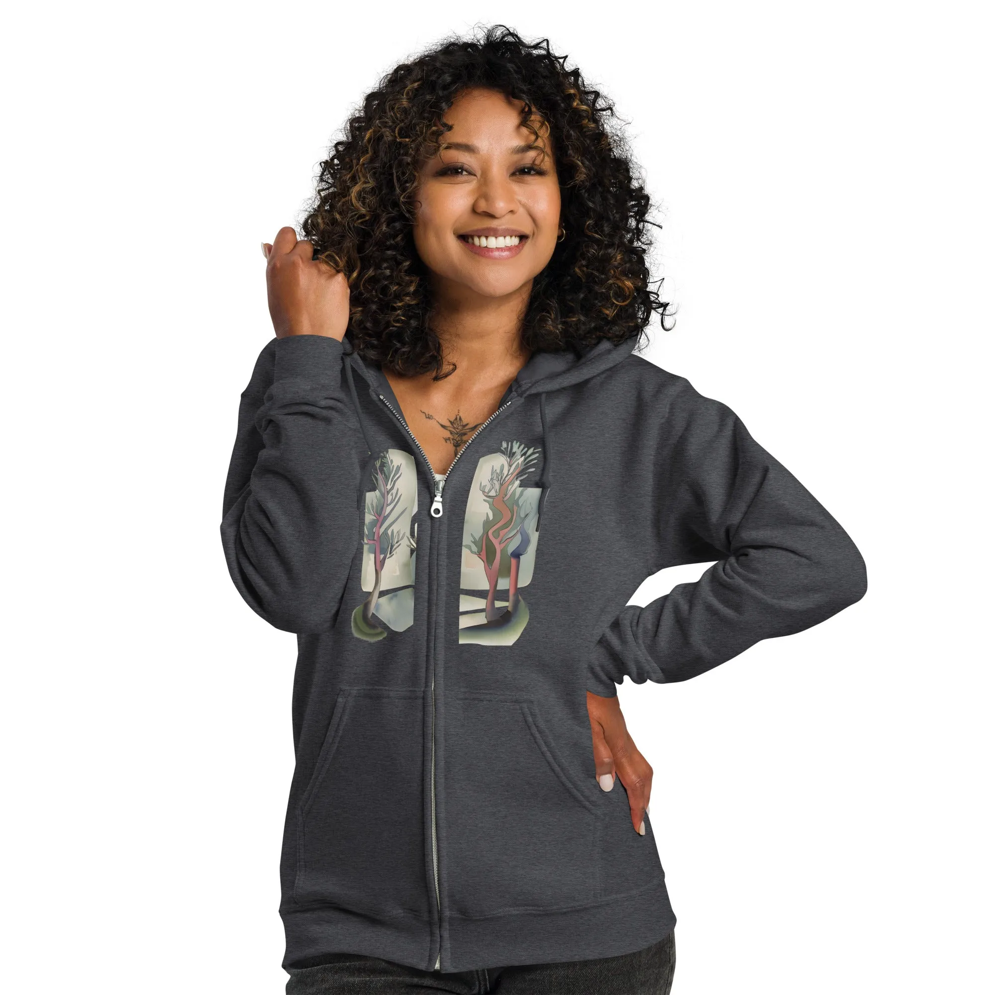 Eco-Friendly Zip Hoodie - Stylish & Sustainable