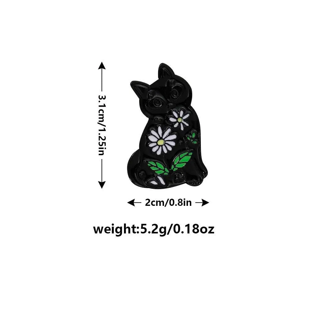 Enamel Pin - Black Cat Club