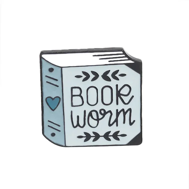 Enamel Pin - Book Worm