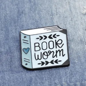 Enamel Pin - Book Worm