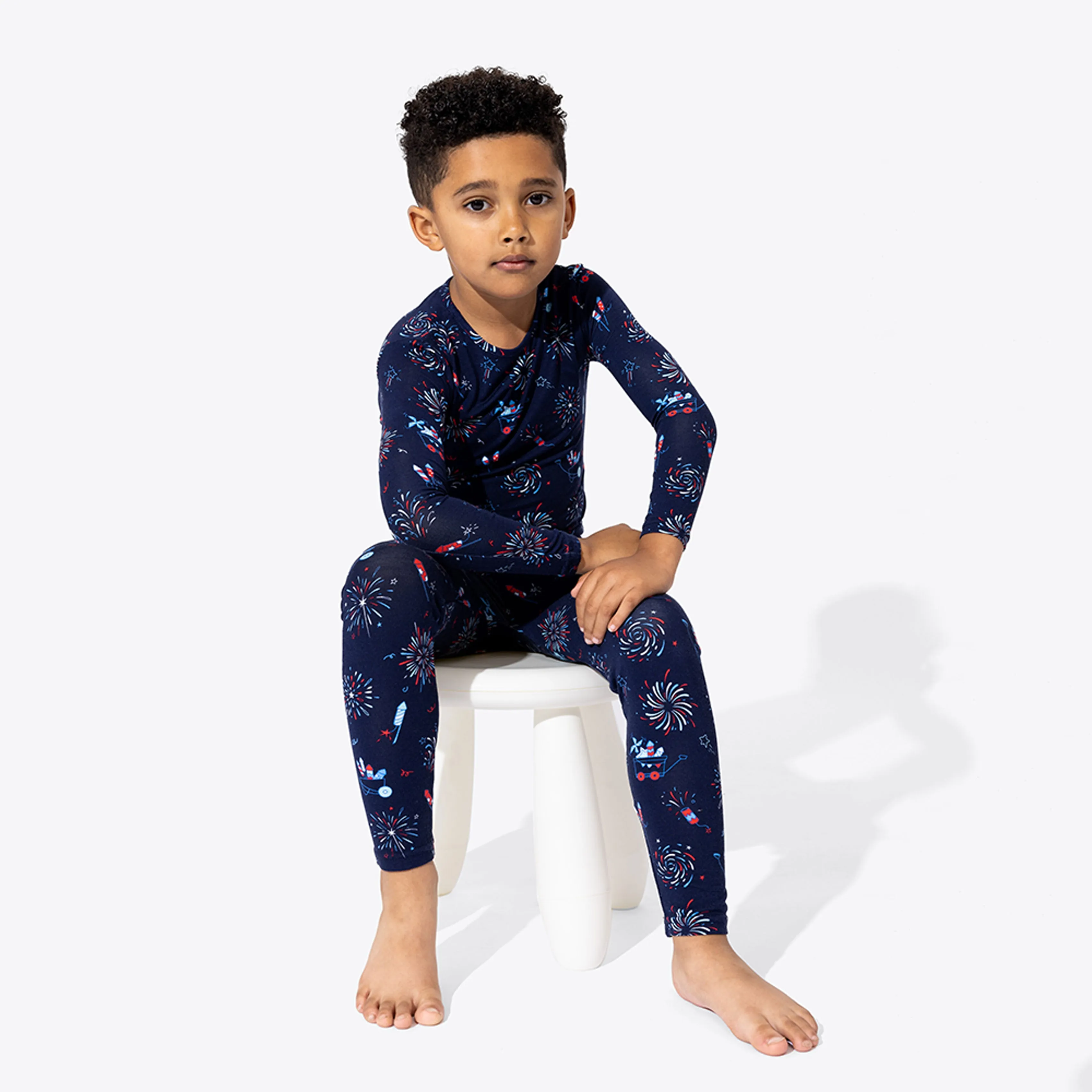 Fireworks Bamboo Kids Pajamas