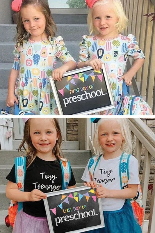 First & Last Days of School Photo Prop Signs