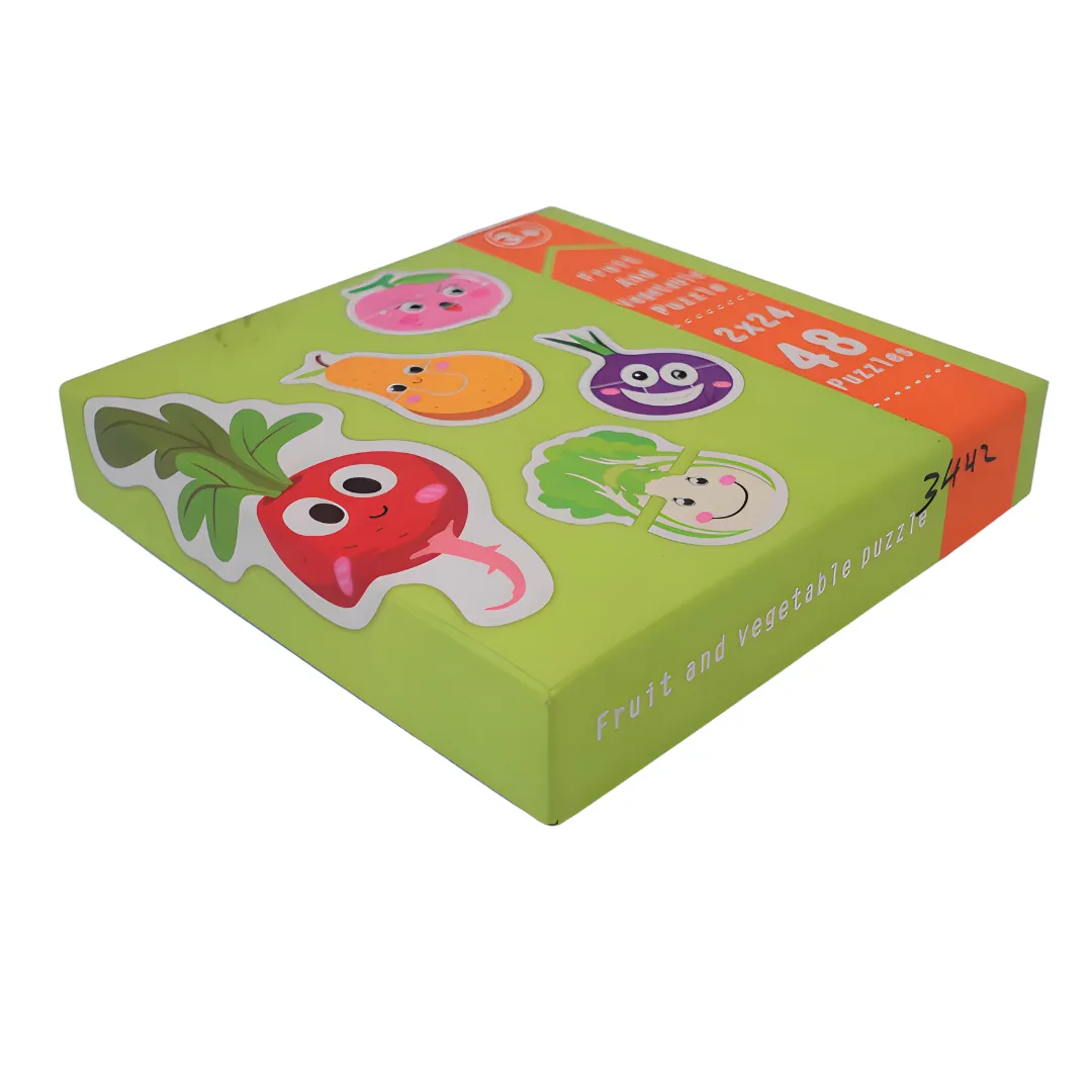 Fruits and Vegetables Jigsaw Puzzle for Kids 48 Puzzle Pieces BOX