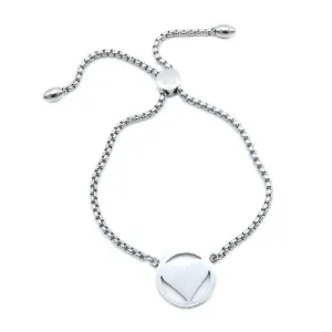 Heart in Halo Adjustable Bracelet