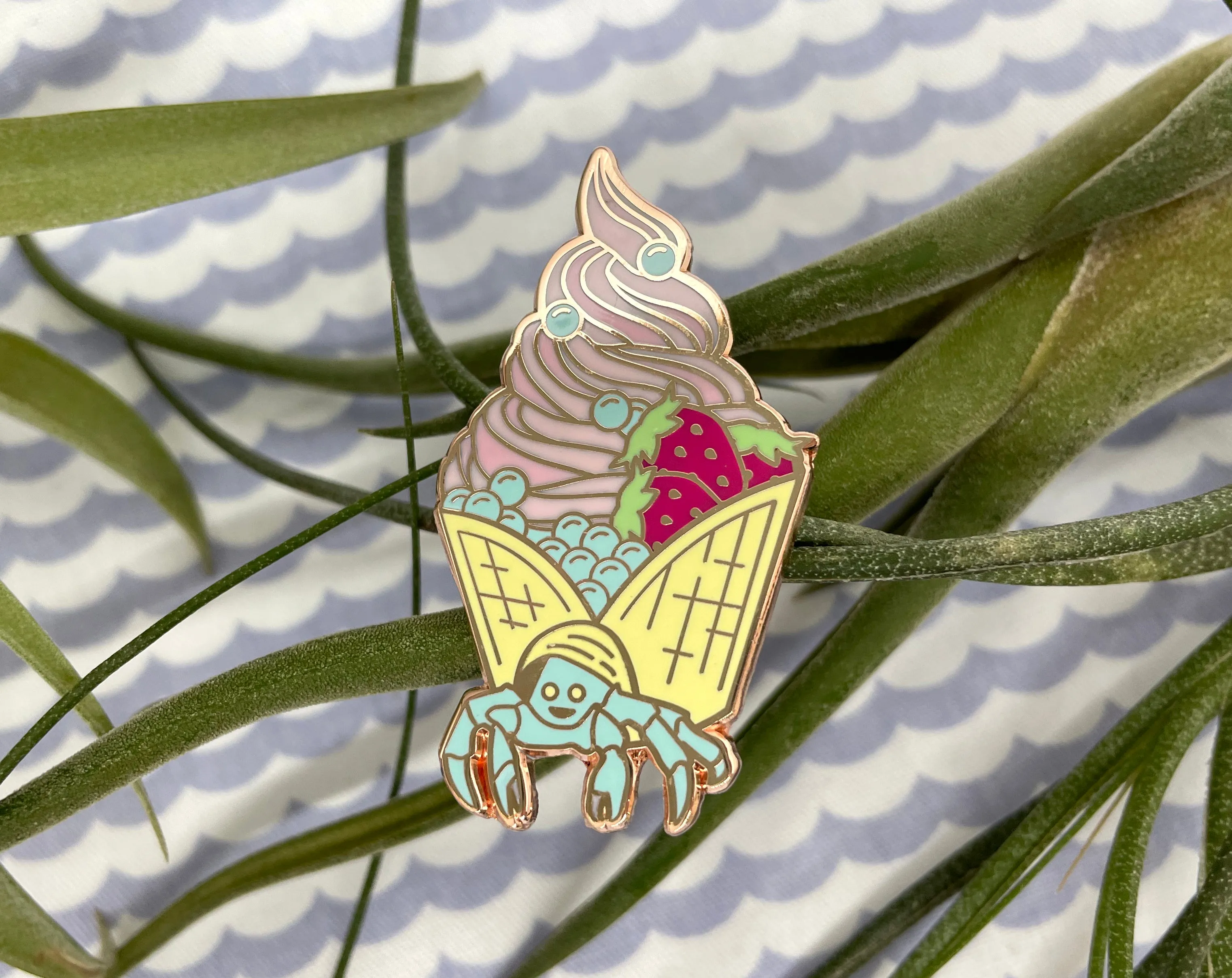 Hermit Crepe Pin