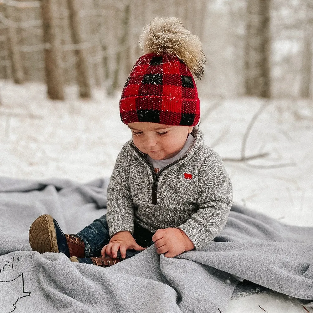 Itty Bitty Buffalo Beanie - Child Size