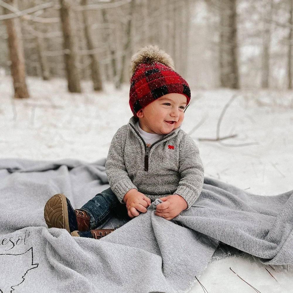 Itty Bitty Buffalo Beanie - Child Size