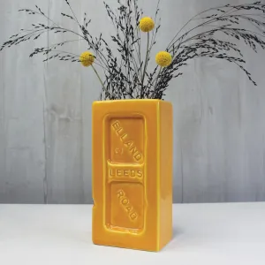 Leeds Yellow Brick Vase