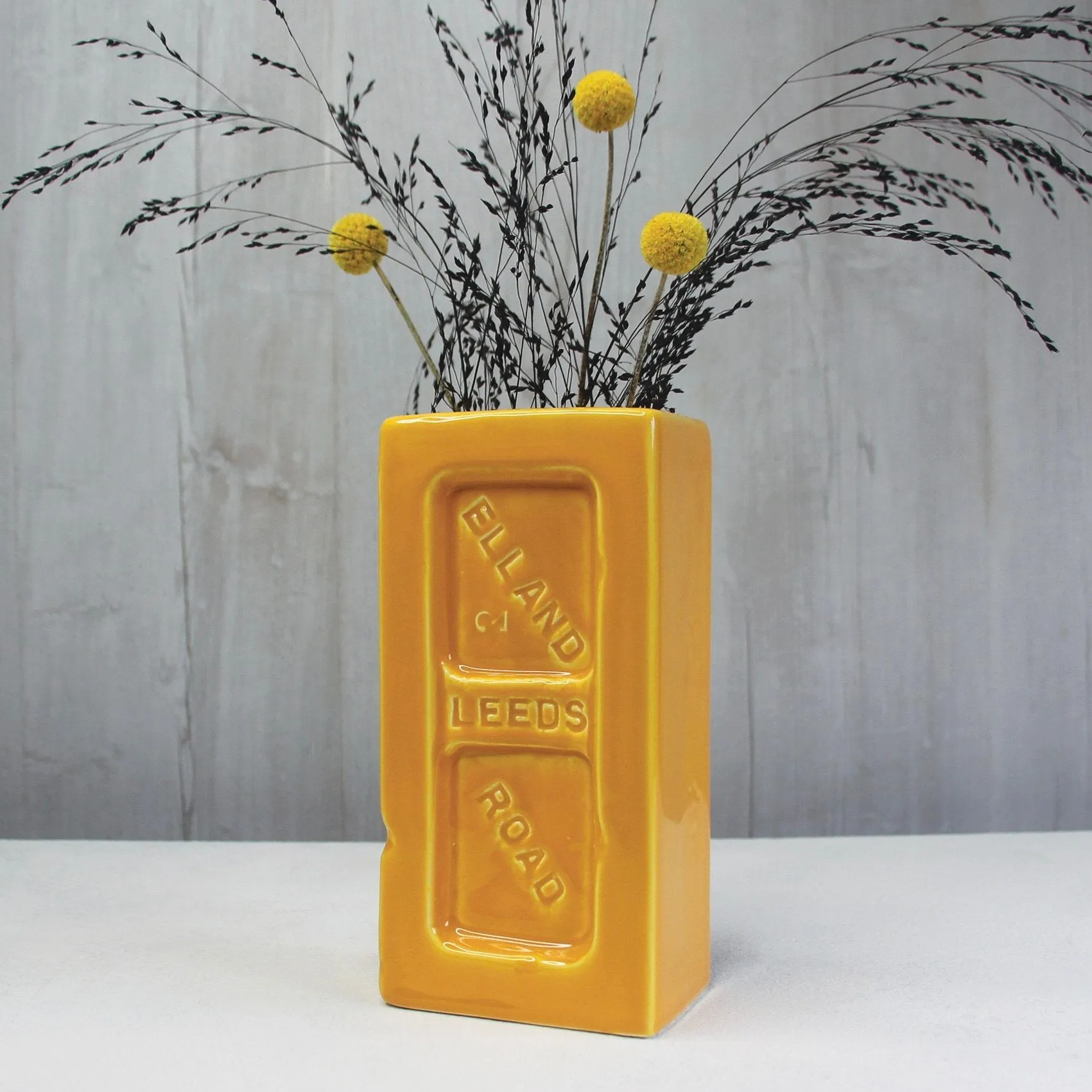 Leeds Yellow Brick Vase