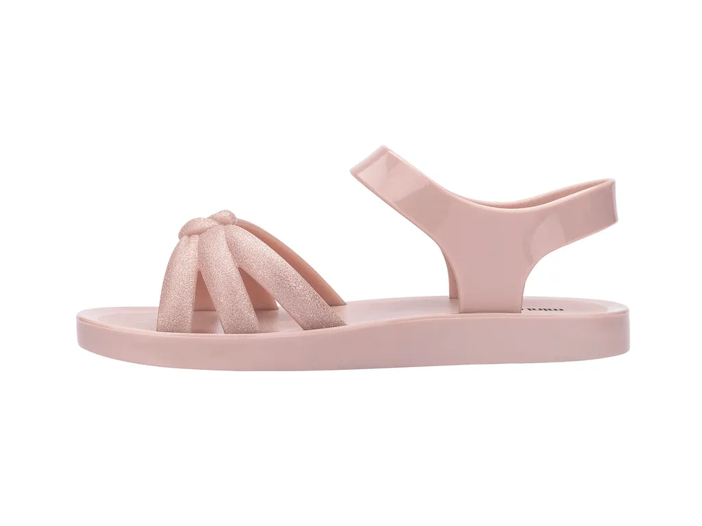 Mini Melissa Precious Girls Pink Knot Sandals