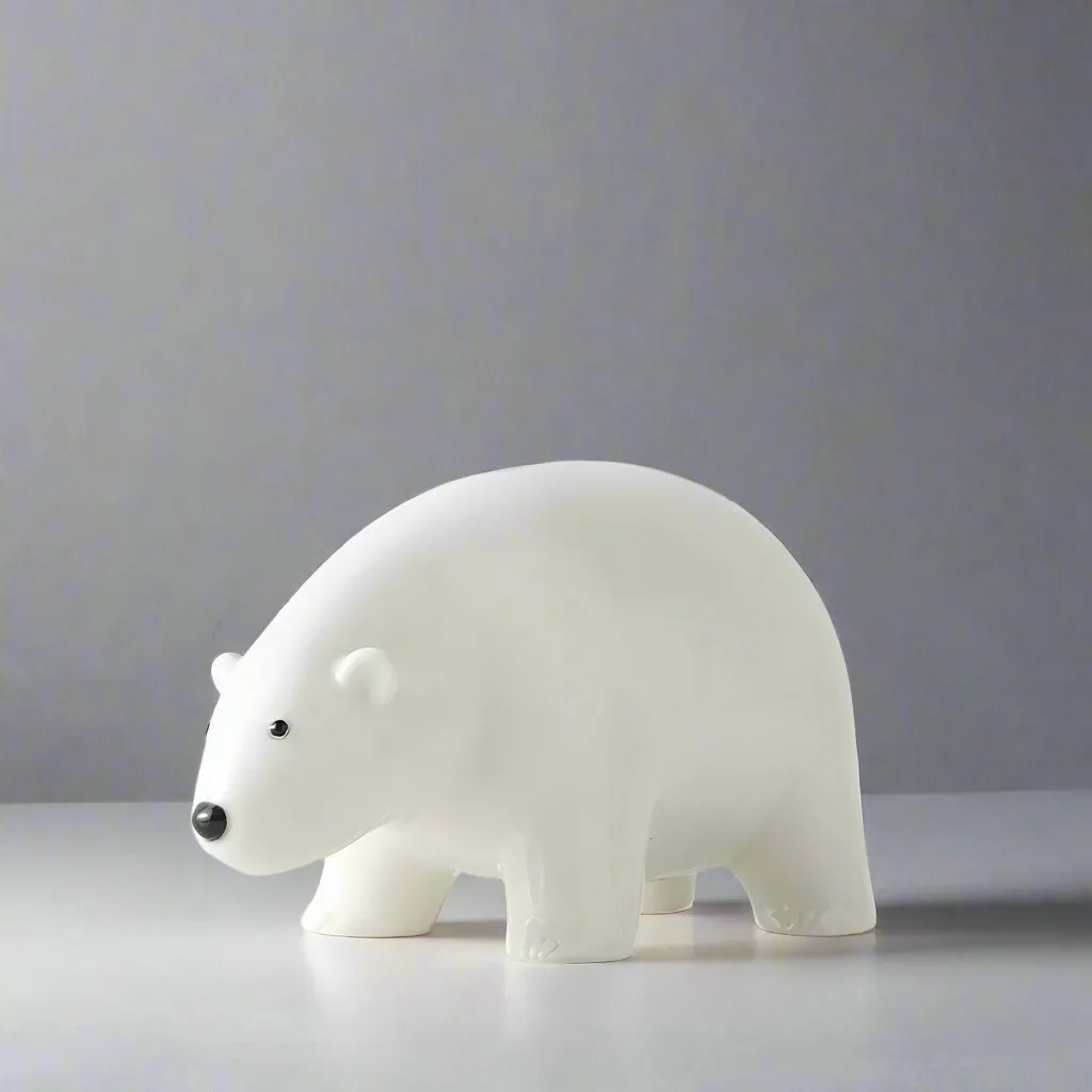 Minimalist Nordic-Style Handmade Ceramic Animal Decoration