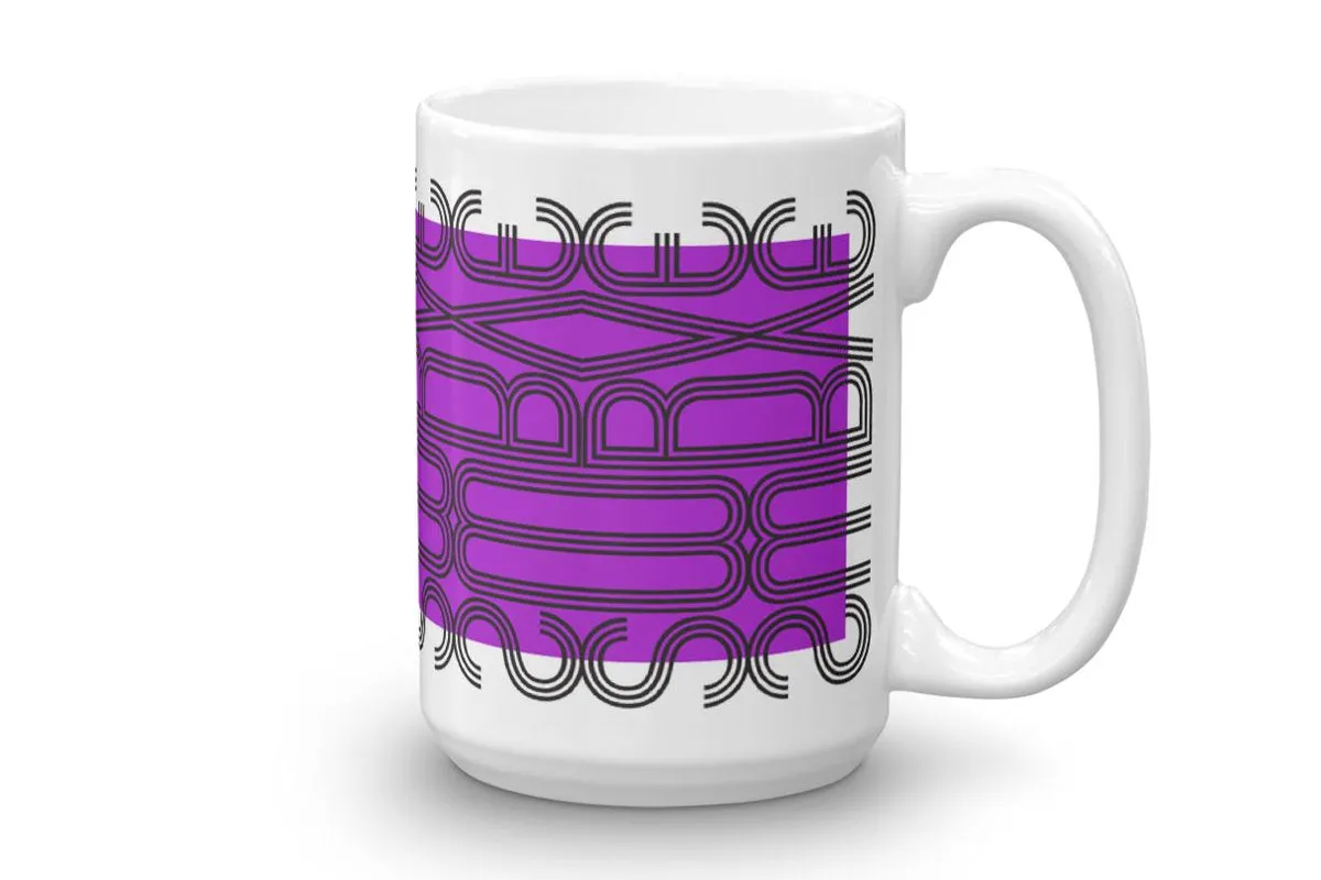 mug : MODERNE / neon purple