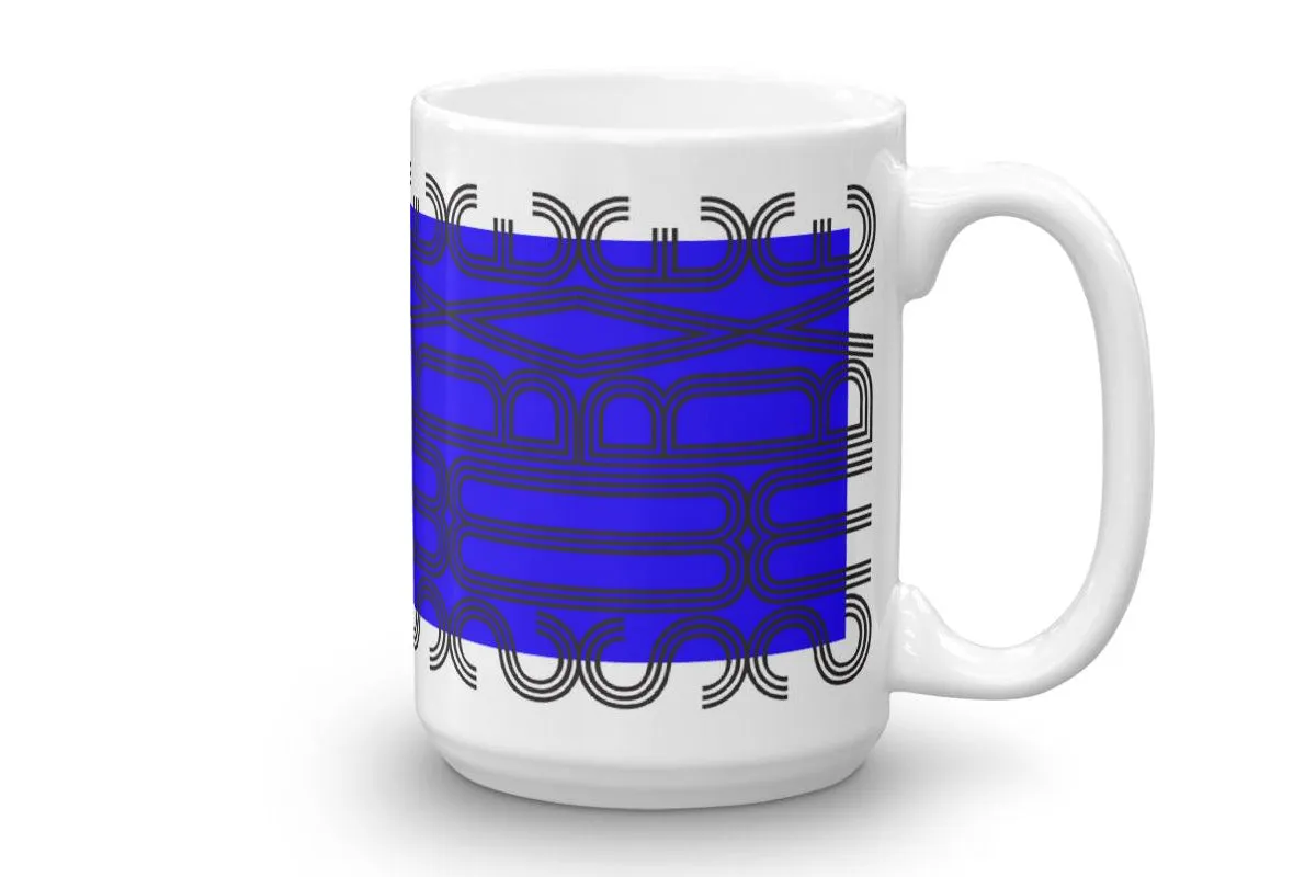 mug : MODERNE / primary blue