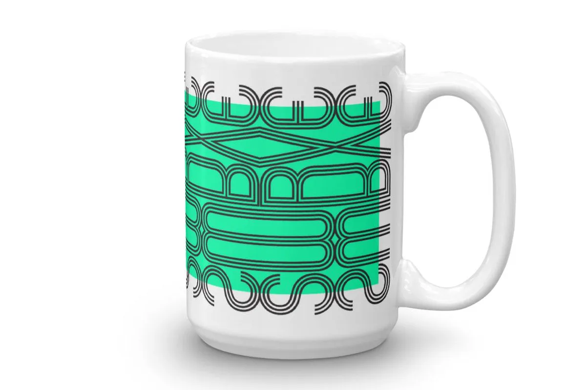 mug : MODERNE / turquoise