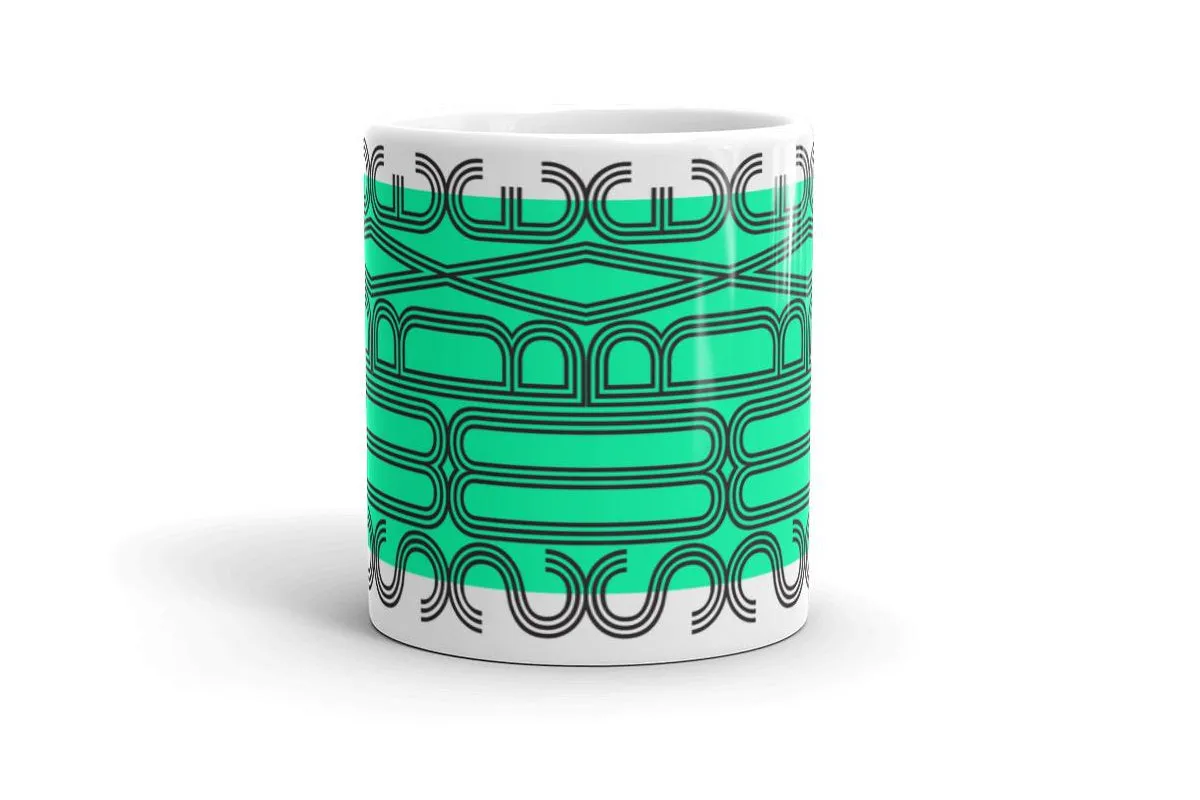 mug : MODERNE / turquoise