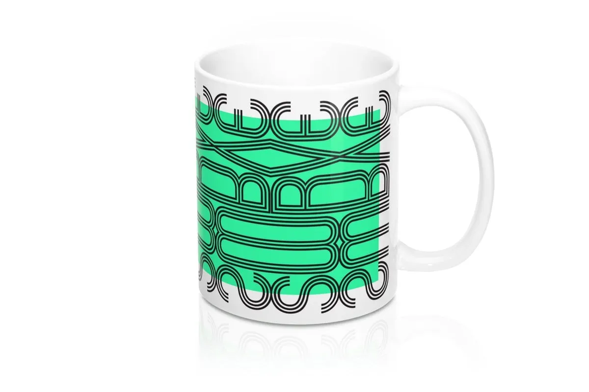 mug : MODERNE / turquoise