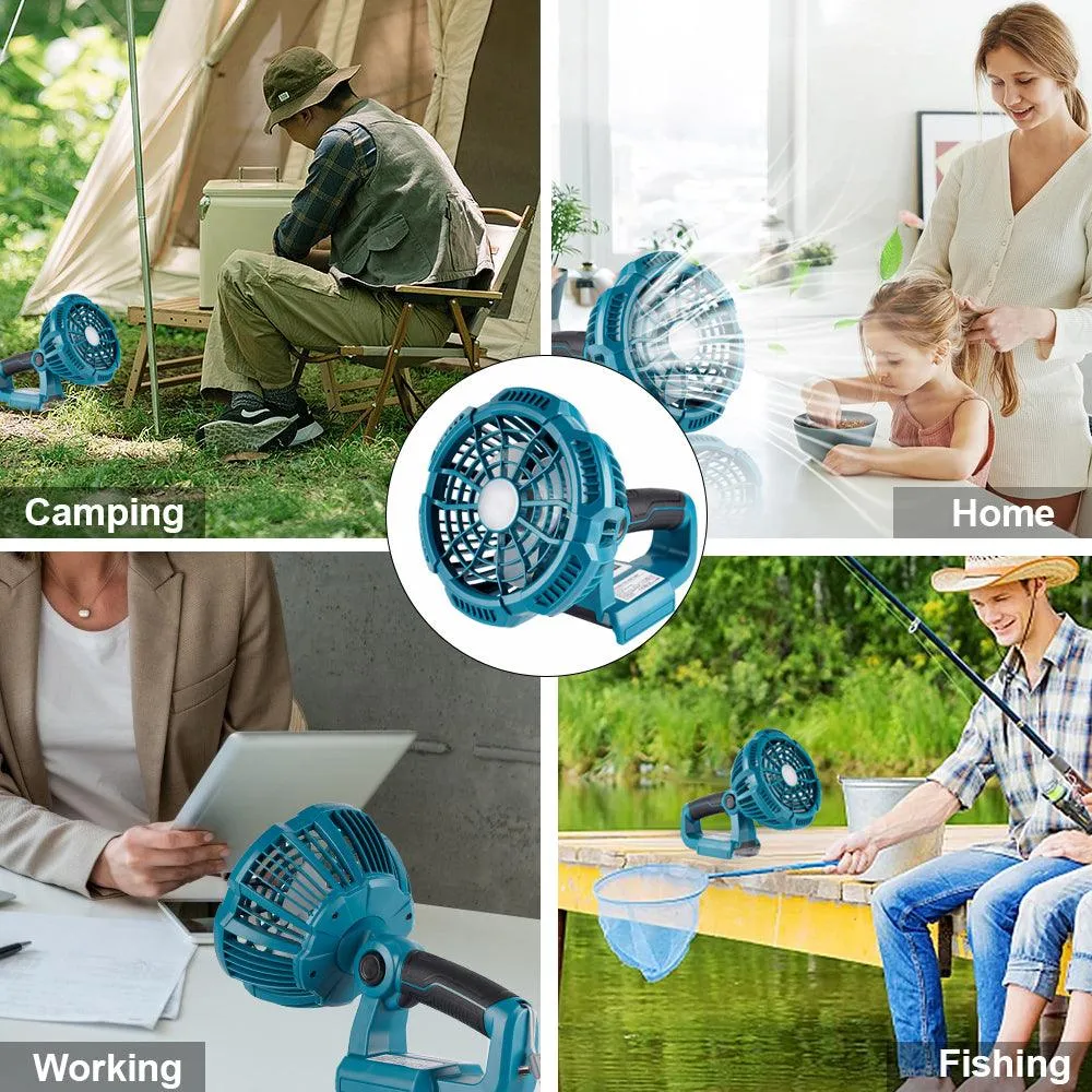 ONEVAN 9W 3300RPM Portable Cordless Fan